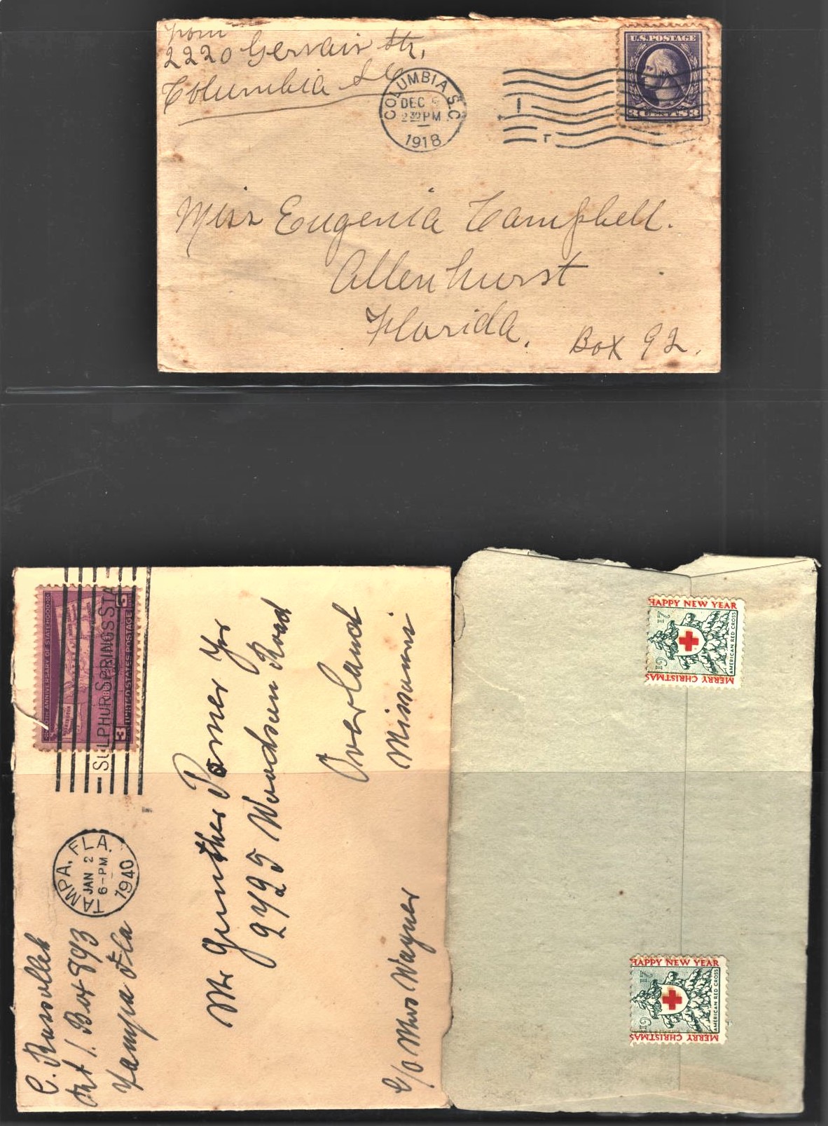 Lot 1867 - COVER ACCUMULATION  -  Ocean Park Stamp Auctions Auction #59